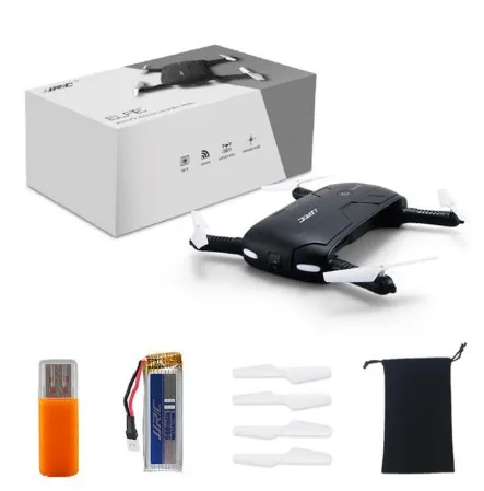 JJRC H37 Карманный Дрон с селфи Квадрокоптер wifi Elfie Карманный складной портативный фото видео - Цвет: drone with 1 battery