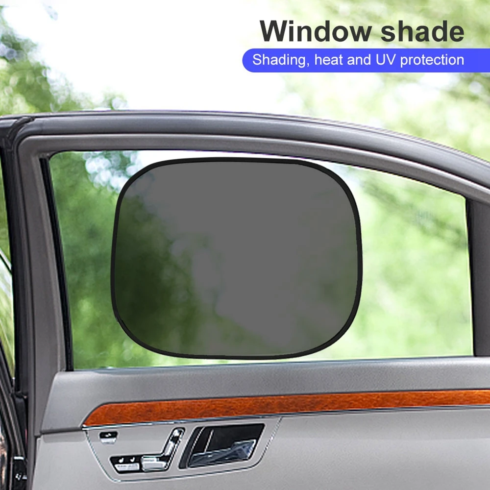 

2PCS 44x38cm Car Window Cover Sunshade Sun Shade Sun Blocking Static Sticker Car Side Sun-resistant Insulated Window Films