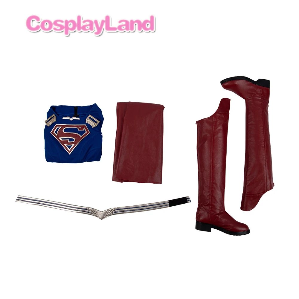 Супердевочка Косплей Костюм для взрослых косплей женщин кожаный костюм
