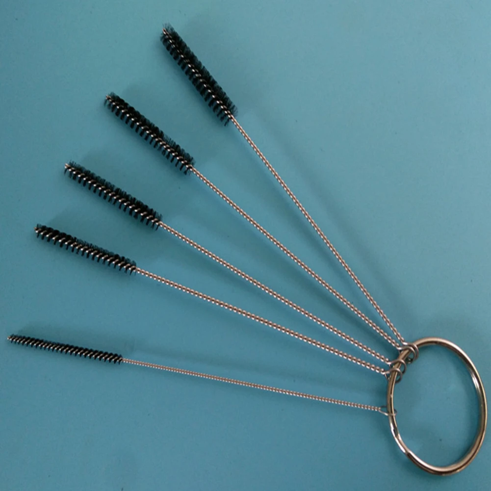 

Carburetor Airbrush Spray Gun 28Pcs Needle and Brush Cleaning Tool Set Kit-22 Wire Needles 5 Brushes Pick-Carb Cabon Tattoo Tube