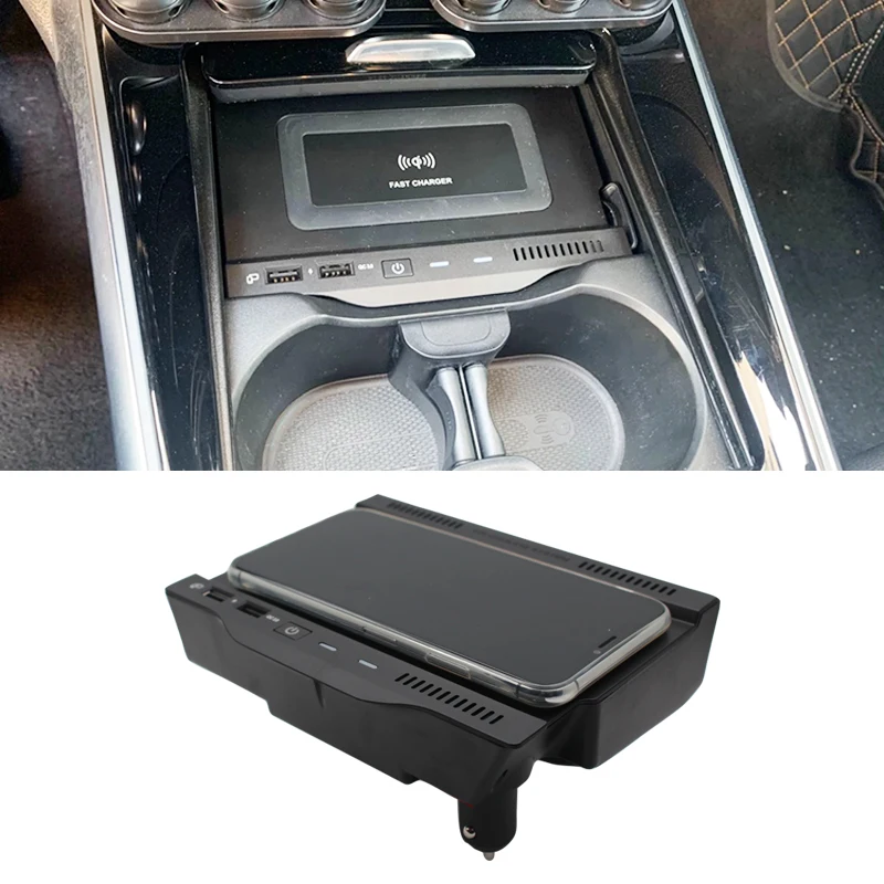 Автомобильная беспроводная подставка для зарядки мобильного телефона Mercedes Benz AMG