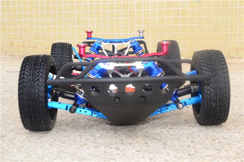 GPM TRAXXAS RUSTLER 4X4 VXL из алюминиевого сплава смелые модели уменьшают центр тяжести