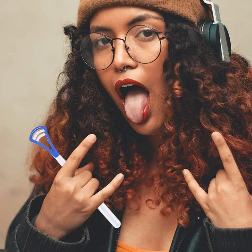 

Скребок для языка 1 шт., щетка для языка, очиститель или алюминиевое чистящее покрытие, щетка для дыхания, щетка для языка Fres-h, снятие языка Y1P2