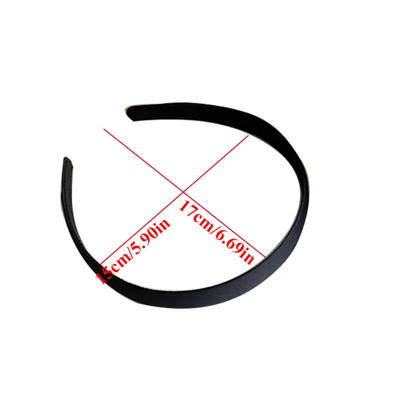 

New women Hairbands Solid Color Satin Headbands Simple wide Bezel Hair Bands Girls Hair Hoop DIY Silk Covered Hair accessories