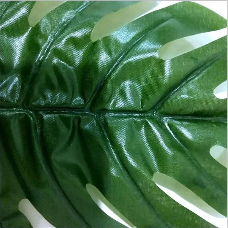 100P тканевое растение для зелени поддельные одиночные стебли черепаха лист 38 см/14