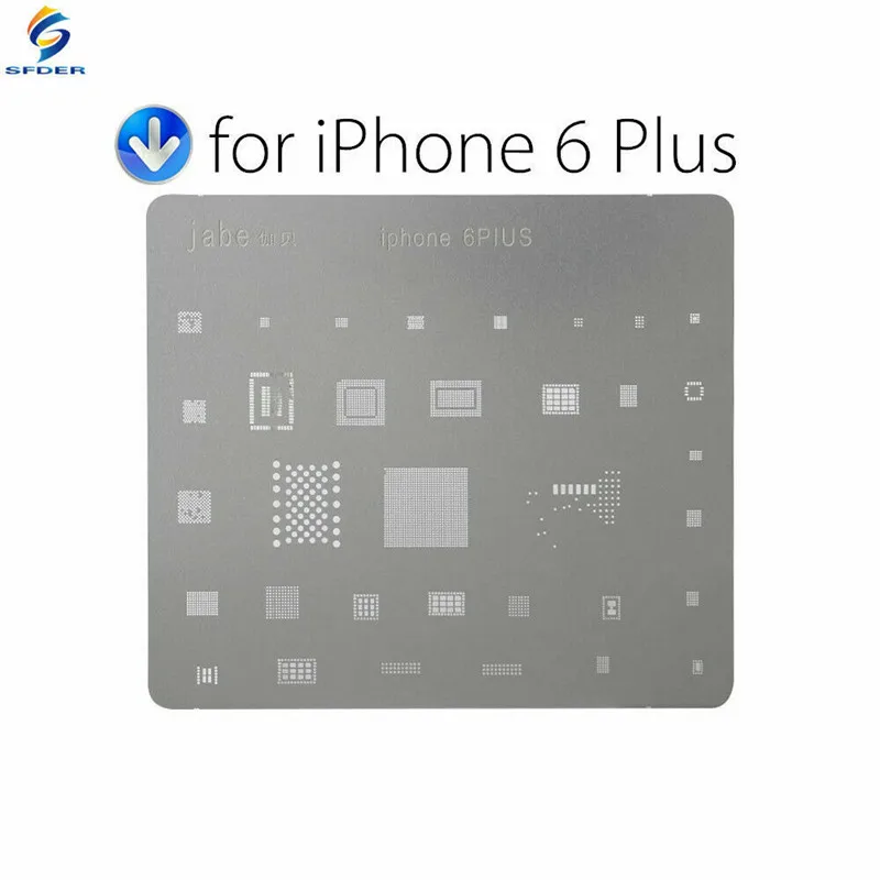 15PCS Motherboard IC Chip Ball Soldering Net Steel Plate For IPhone 4 4S 5 5S 5C SE 6 6P 6S 6SP 7 7P 8 8P X CPU Repair Tools | Инструменты