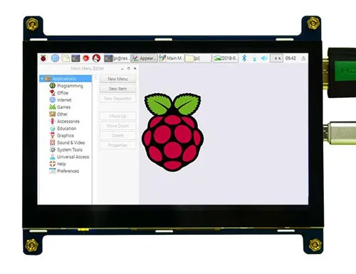 RPi 5,0 дюймов 16,7 М TFT lcd HD HDMI емкостный сенсорный экран для Win7/Win8/Win10 LINUX Android USB CTP интерфейс 800*480