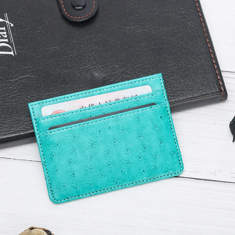 

Pure Color Multi-card Coin Purse Fashion All-match New Card Holder Bag Men Women Business Work PU Thin Classic Leather Wallet
