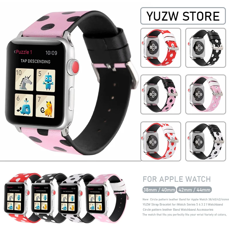 

New Women leather Band for Apple Watch 38/40/42/44mm Wrist Strap Bracelet for iWatch Series SE 6 5 4 3 2 1 Watchband Accessories