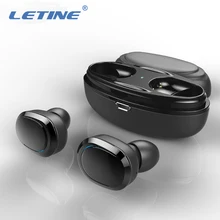 LETINE TWS наушники T12 Mini Bluetooth V4.1 гарнитура двойные беспроводные