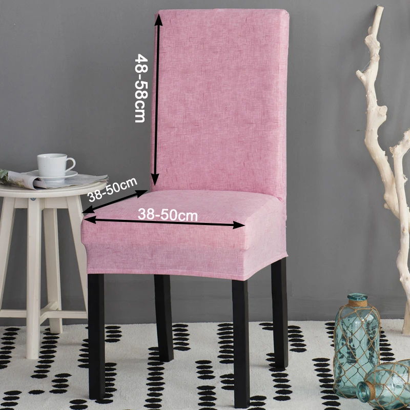 Чехлы на стулья из спандекса эластичные пылезащитные накидки для столовой