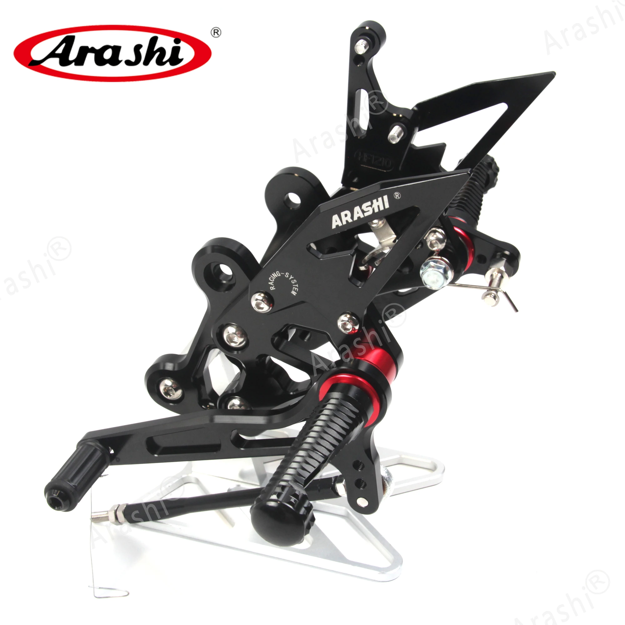 Arashi GSR750 2011 2017 CNC Rider задняя часть для SUZUKI GSR 750 2012 2013 2014 2015 2016 Регулируемые подножки