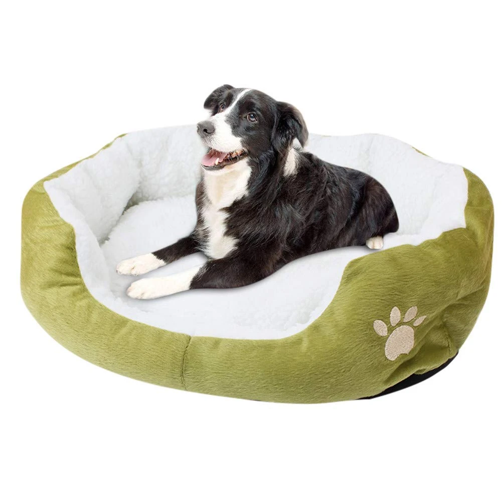 

Pet Dog Bed Plush Warm Sleeping Couch Pets Mat with Removable Cover for Dogs Cats HFD889