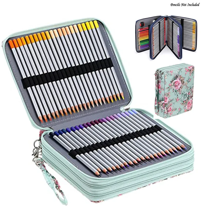 Case School Pencilcase For Girl Boy Cute Bee Monkey Pen Box Large Penal Big Storage Bag Stationery