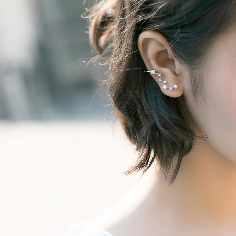 Colusiwei роскошные сверкающие серьги гвоздики для женщин ослепительный кубический