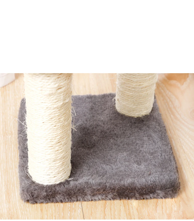 

Pet Sisal Mouse Cat Climbing Frame Three Layer Grinding Claw Square Scratcher Plate Toy Kitten Funny Climb Training Play House