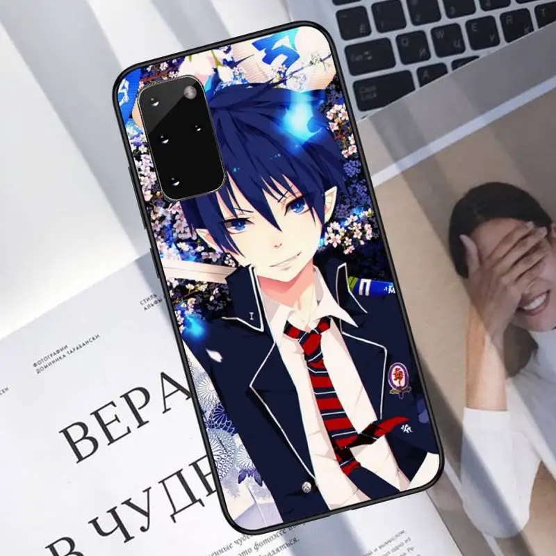 

Blue Exorcist anime cartoon Phone Case For Samsung galaxy S 7 8 9 10 20 edge A 6 10 20 30 50 51 70 note 10 plus