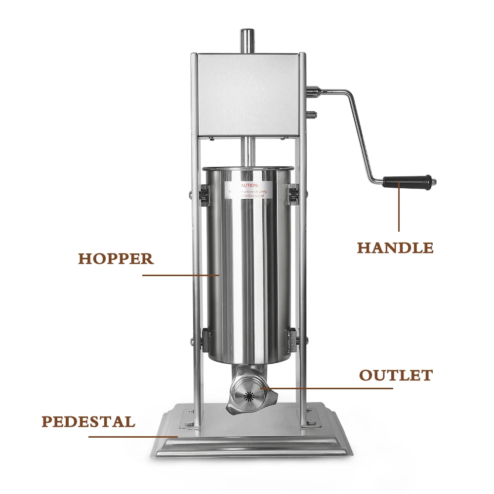 Ручной регулируемый дозатор из нержавеющей стали 5 л 3 сопла коммерческая