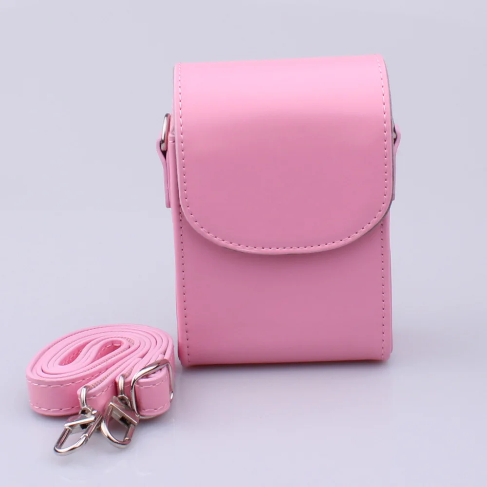 Pink Винтаж из искусственной кожи Камера чехол для Canon G9X G7X G7X Mark II G7XII G7X III SX730 SX700 SX720 S90 SX260 SX240 SX275 S90 S120 S110 - Цвет: Pink