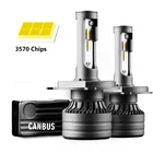 2 шт., автомобисветильник светодиодные лампы H4 H7 H8 H11 H1 100 9005 HB3 HB4