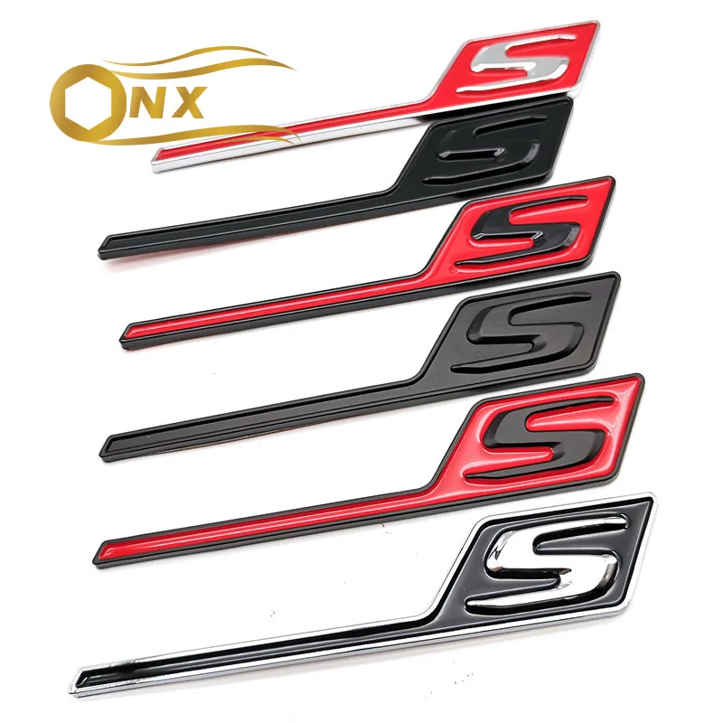 

ABS S Badge Emblem For Mercedes-Benz AMG SAMG E63S C63S GLC63S GLE63S GLS63S GTS GT43S GTR GT53 GT50 CLA45S Car Trunk Stickers
