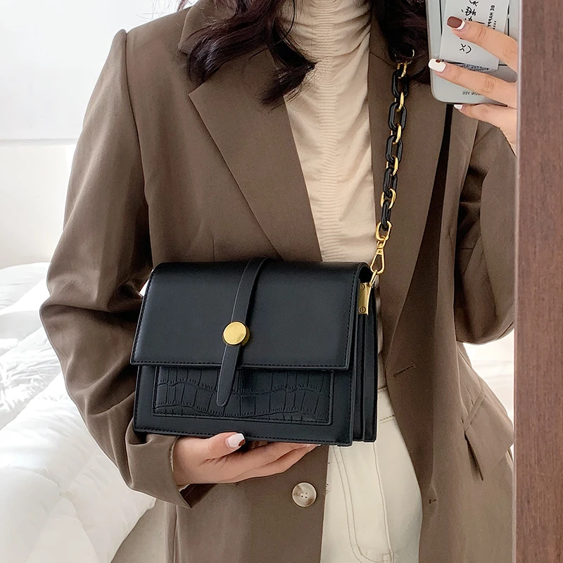

VeryMe Vintage Women PU Leather Shoulder Bag Female 2021 Simple Style Messenger Pack Fashion Totes Lady Handbags Borse Da Donna