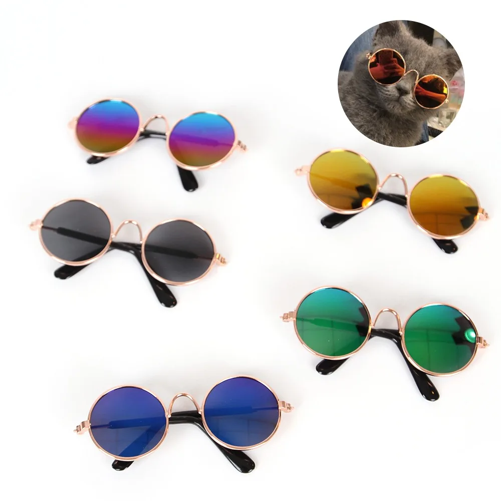 

Cat Sunglasses Personality Funny Headwear Dog Reflective Sunglasses Teddy Pet Accessories Cat Glasses Pet Toys Cat Accessories