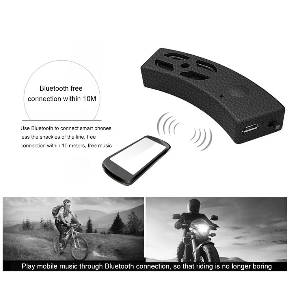 Водонепроницаемый велосипед стерео Hands Free Мини Bluetooth динамик сабвуфер шлем
