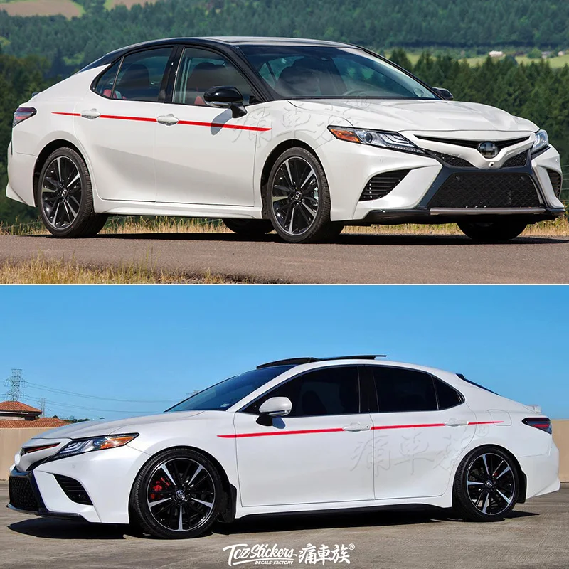 Автомобильная Наклейка для Toyota Camry 2018-2019 наклейка наружного украшения кузова
