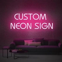 personalized logo customized letter led custom neon signs light for happy birthday decoration parti light bar sign wall light