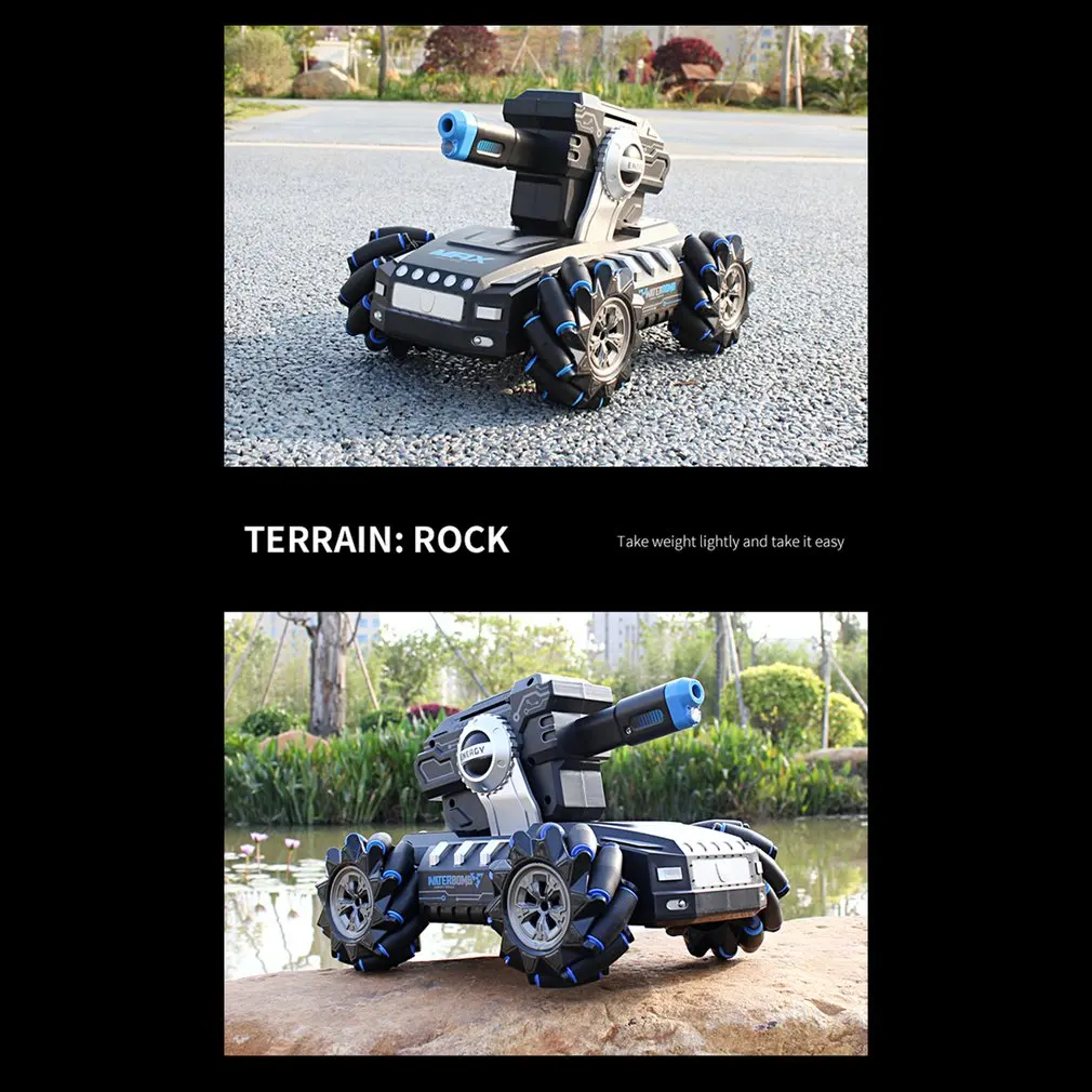 UK2075 1:16 Simulation RC Military Tank Launch Water Bomb Armor Interactive Battle 2.4g Watch Drift Remote Control Car Toy |