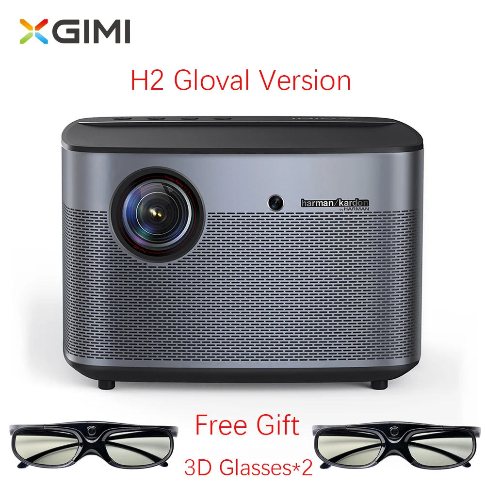 Xgimi H1 DLP проектор 1080p Full HD 3D 4К 3 ГБ/16 ГБ Android Bluetooth, Wi-Fi AirPlay proyector проектор для домашнего кинотеатра отправка из России