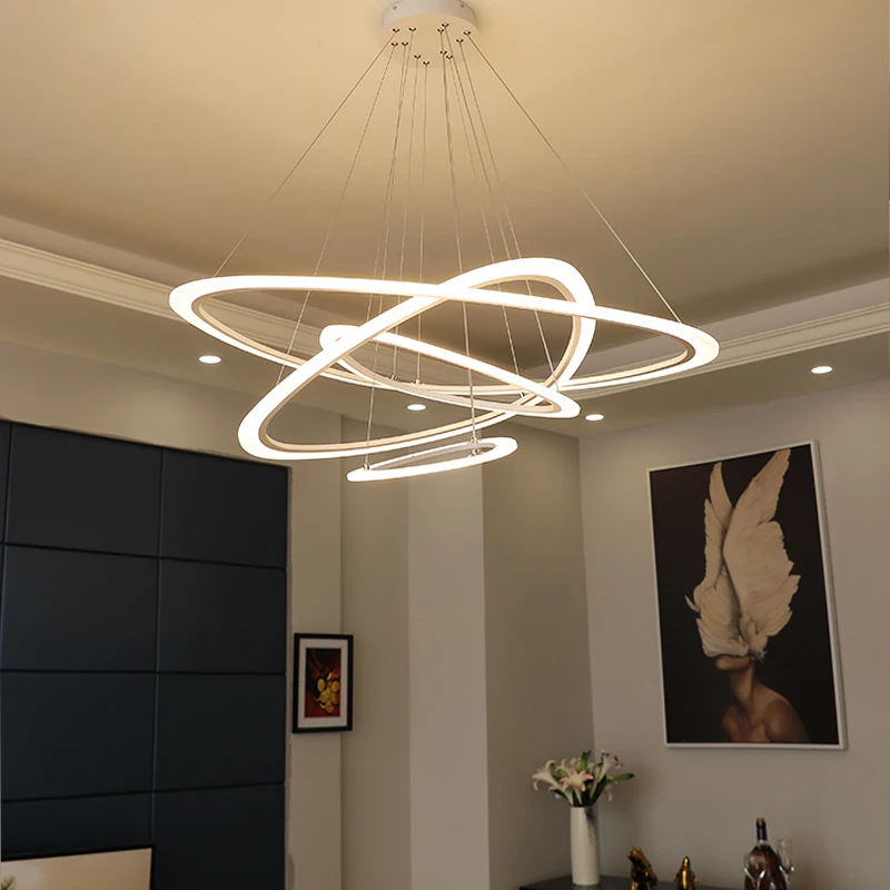 Современная светодиодная Люстра для гостиной столовой дома лофт треугольные