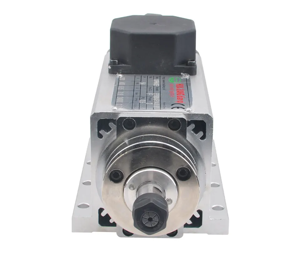 Daedalus CNC мотор шпинделя 110 В/220 В шпиндель 0.8квт с воздушным охлаждением квадратный двигатель ER11 Фрезерный резак гравировальный инструмент