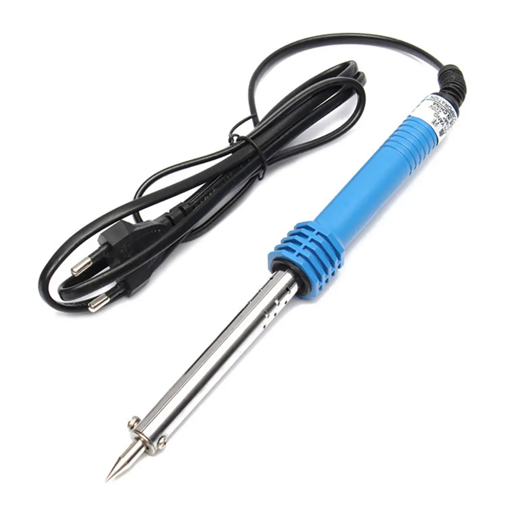 

1Pc Electric Welder 220V 60W Solder EU Plug Electronics Soldering Iron External Thermal Iron Temperature Pencil Tips Kit
