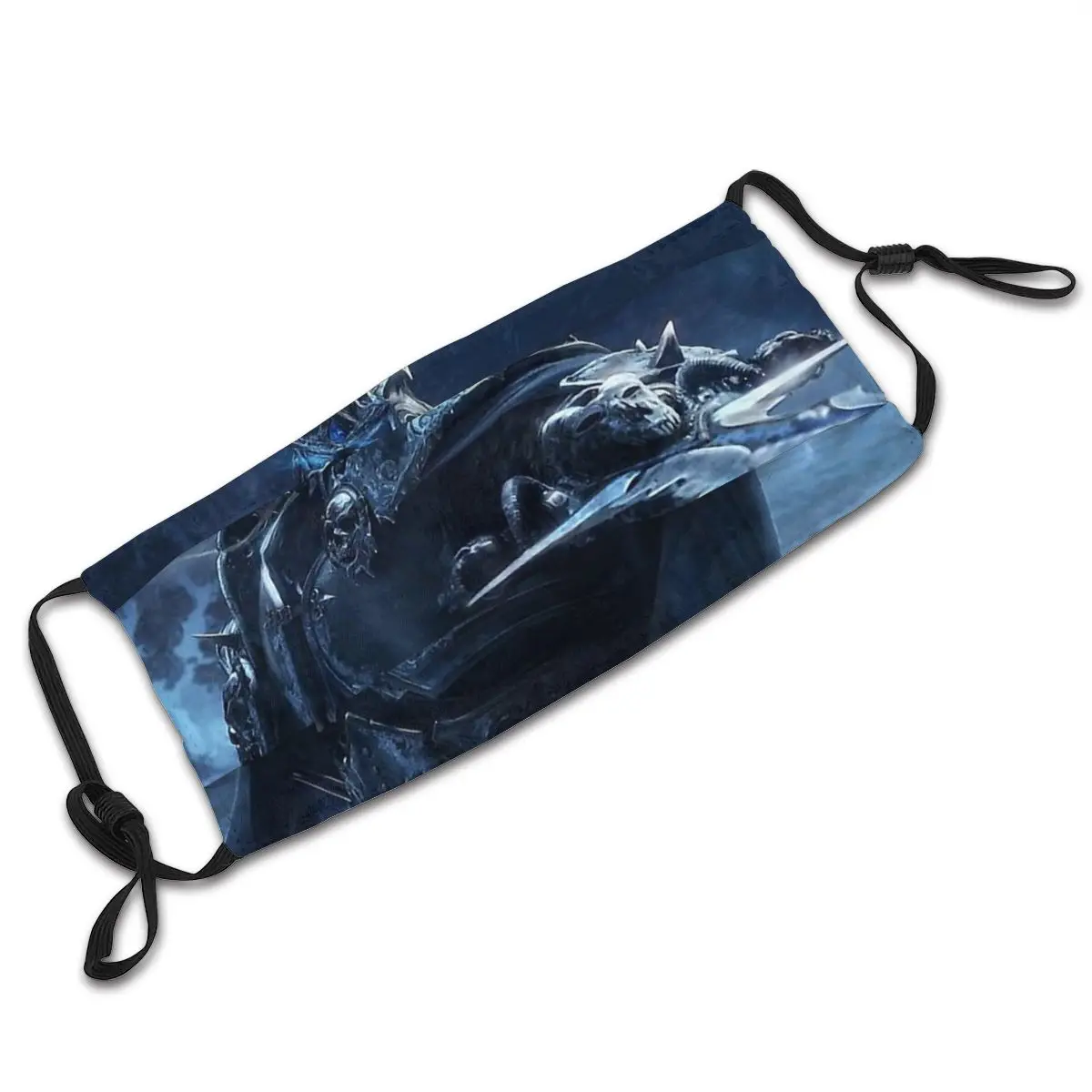 

World of Warcraft Role-playing Game Mascarilla Masque Facial Mask Arthas Lich King Masks Fashion Mouth Mask With Filters