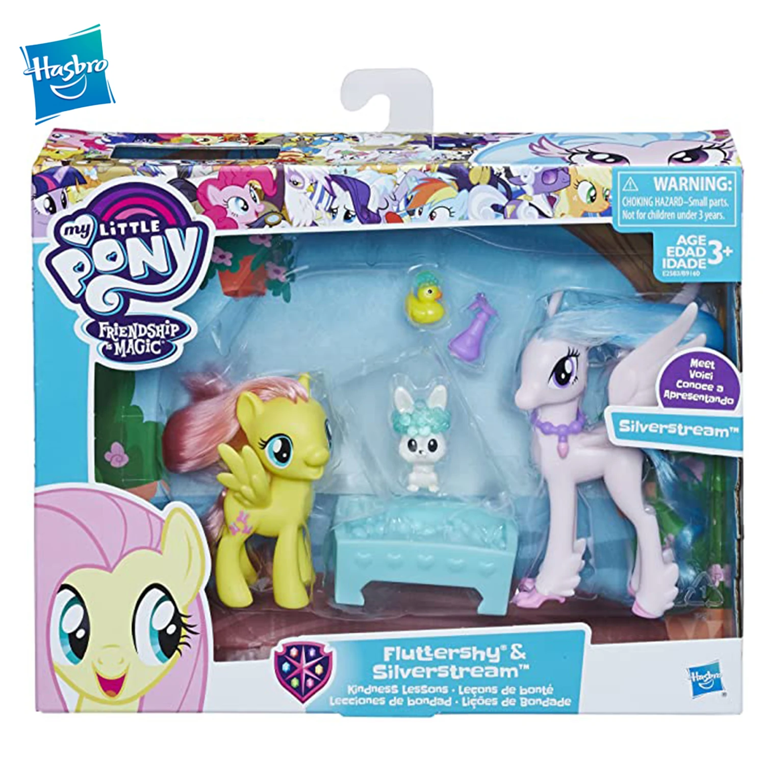 

My Little Pony Fluttershy Silverstream Kindness Lesson Friendship Is Magic Movie Figure Toy Set Model Dolls for Kids Gift B9160