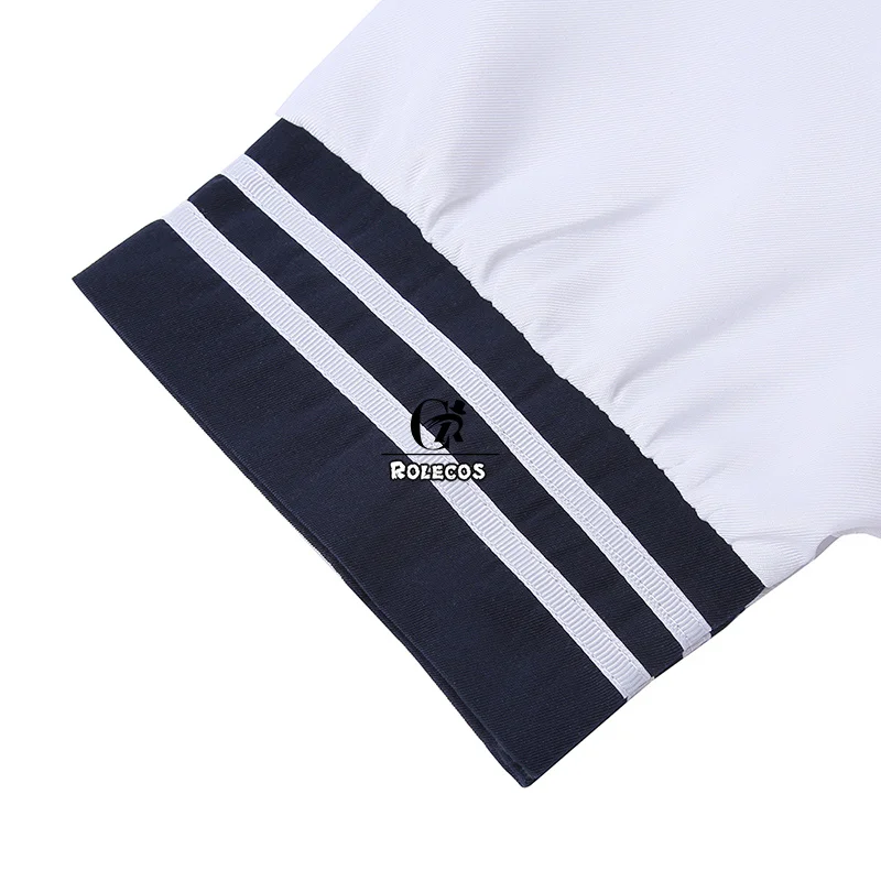 ROLECOS Женская опрятная форма школьная для девочек летний наряд белая футболка