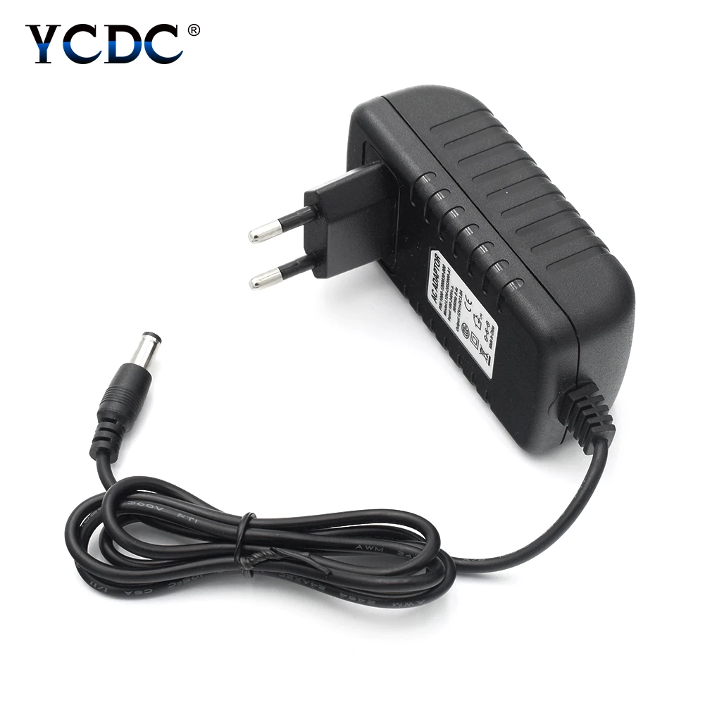 Практичный блок питания DC 12 V 3A адаптер AC 100V 240V к зарядное устройство UK/AU/US/EU вилка