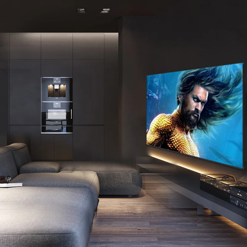 3D Metal Anti Light ALR Projector Screen 1cm Ultra Narrow Border Slim Frame Projection 4K/8K Supported Metallic Flexible | Электроника