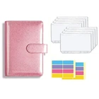 A5 A6 Ежедневник для ежедневников с 8 шт. конвертов для наличных, красочные карманы для тетрадей