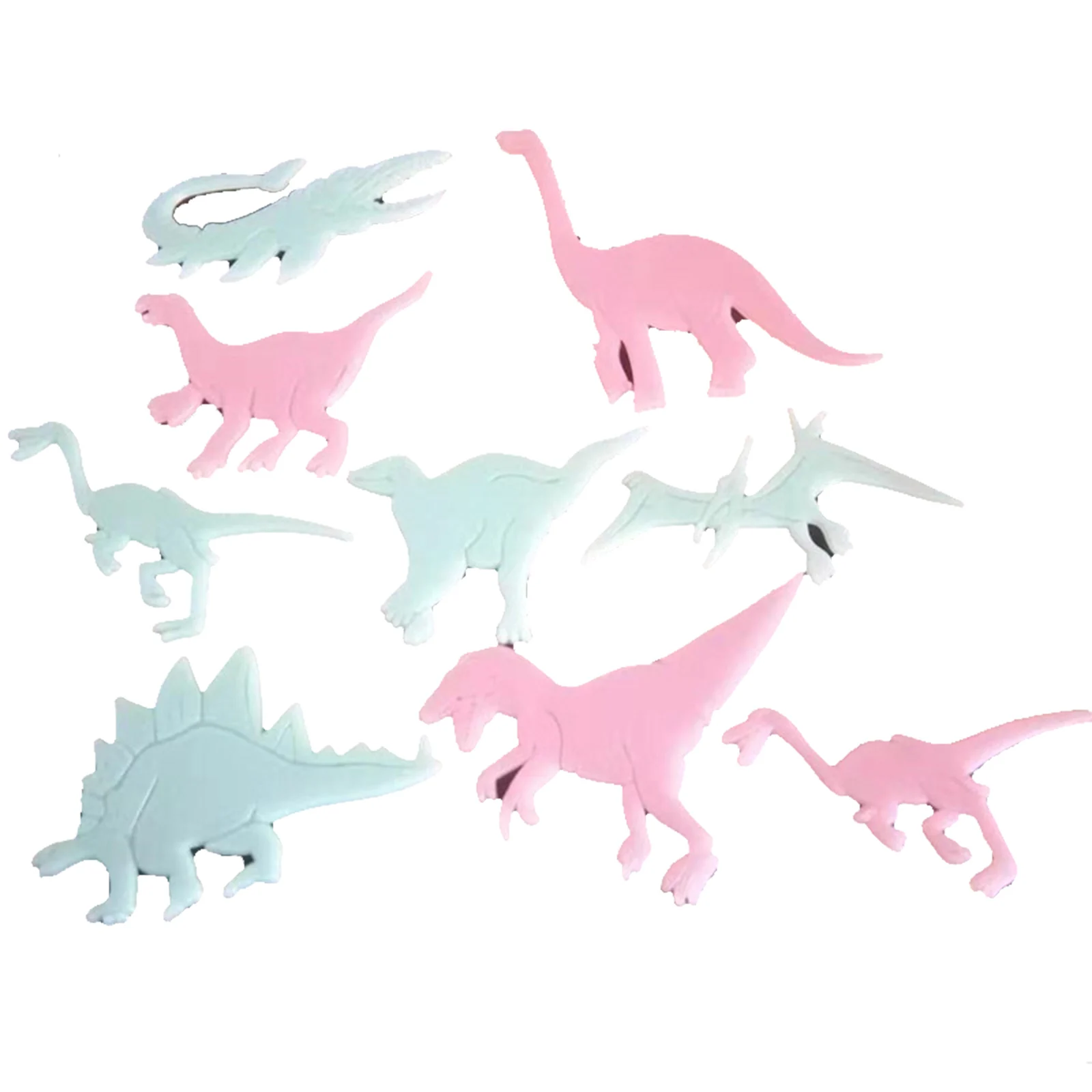 

9/8Pcs Glow In The Dark Dinosaur Luminous Stickers Stereo 3D Fluorescent Wall Stickers Fun Sticker For Kids B99
