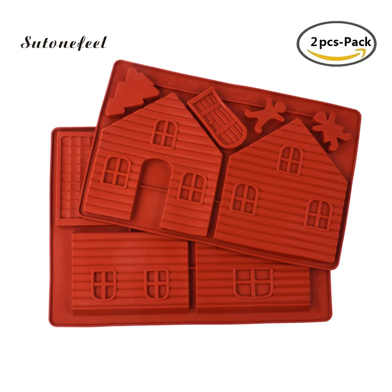 2 шт. силиконовые формы для выпечки в виде пряников | Дом и сад