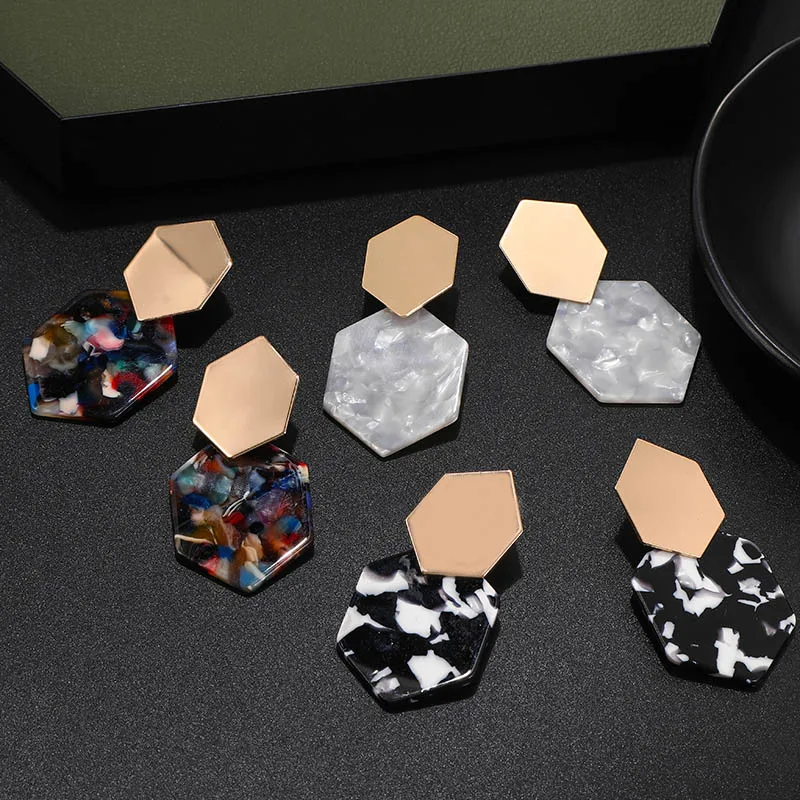 Женские модные серьги 2019 золотые металлические Висячие длинные Винтажные