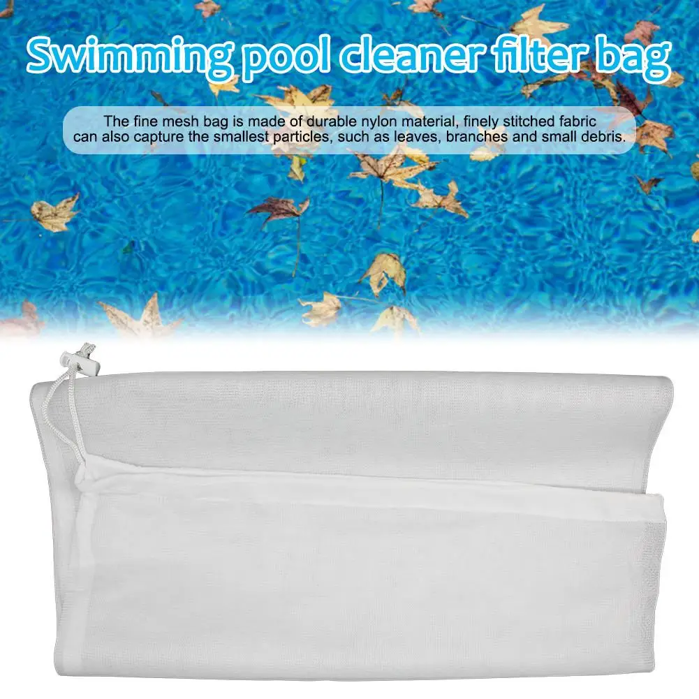 Пылесос для бассейнов мешок из тонкой сетки с застежкой шнуром подходит