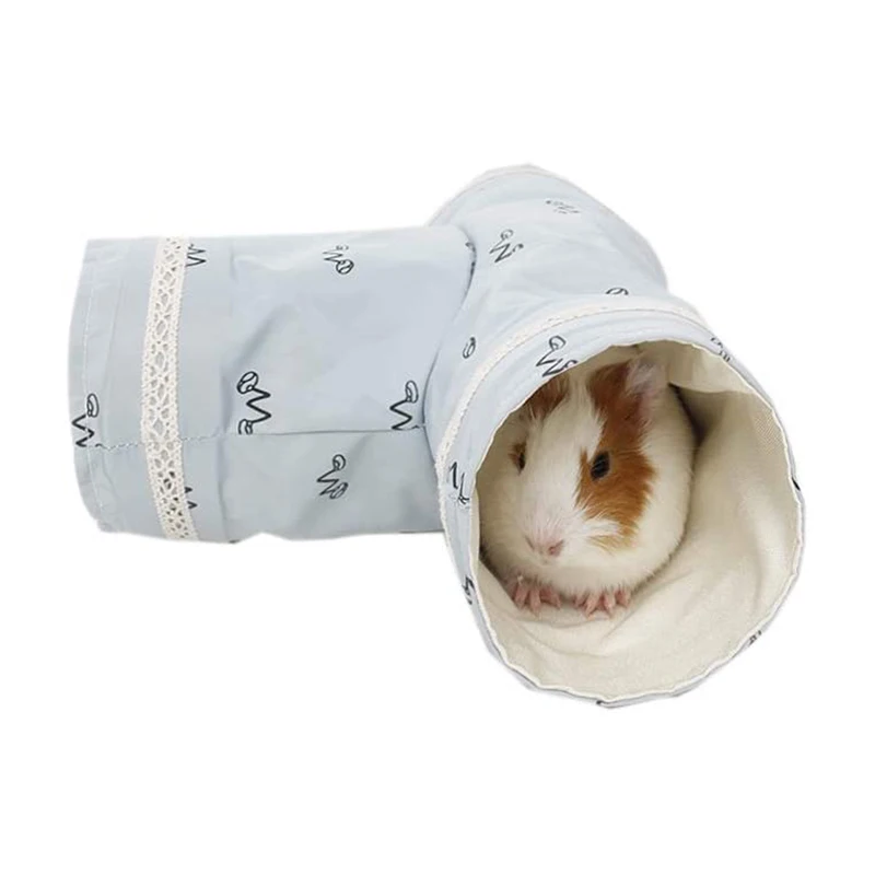 

Small Pet Toy Hamster Tunnel Guinea Pig Honey Bag Flying Golden Silk Bear Chinchilla Squirrel Mink Game Channel Tee