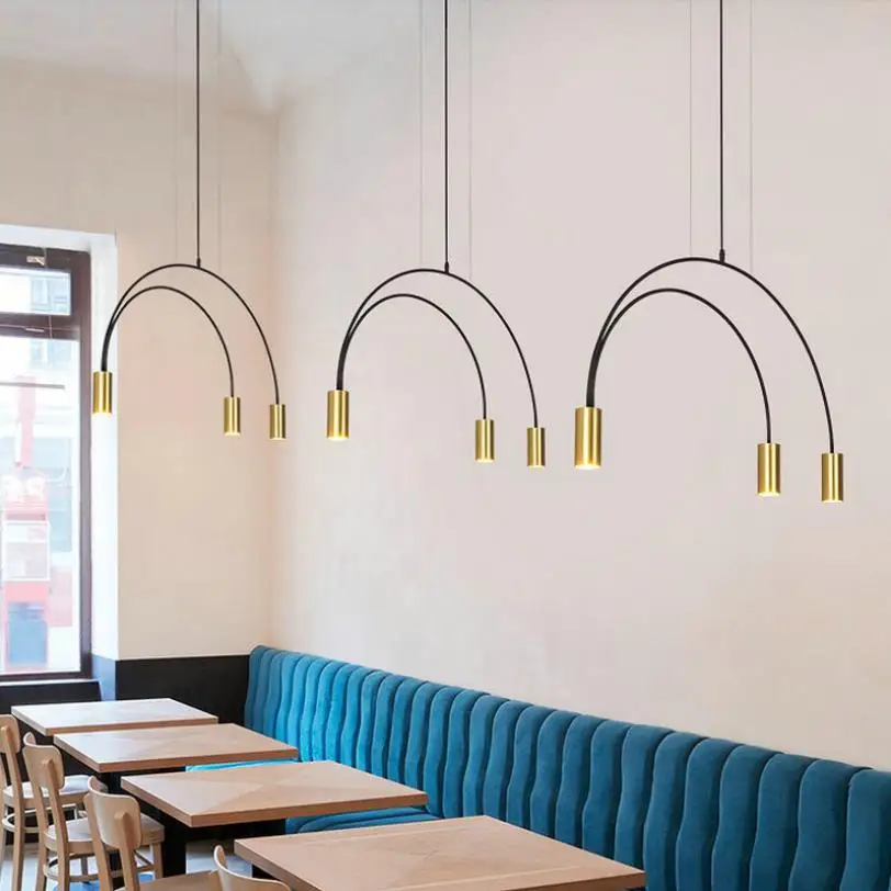 Скандинавская маленькая люстра для столовой Современный дизайнерский офисный