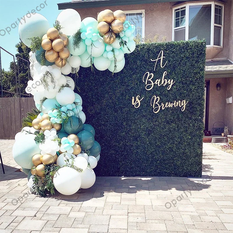 

Macaron Balloons Garland Chrome Metallic Gold Balloon Globos for Birthday Baby Shower Wedding Party Decoration New Year Decor