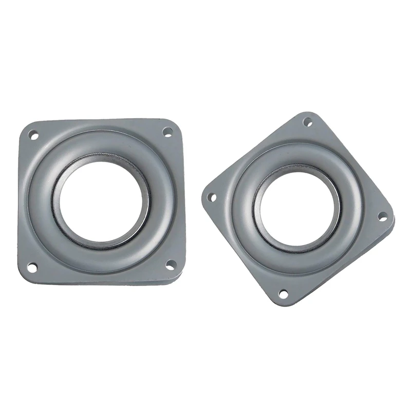 

2X Lazy Susan Ball Bearing Metal Swivel Plate - 95 X 95 X 9 Mm & 155 X 155 X 9 Mm