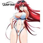 Автомобильные наклейки JumpTime 13 см x 10,4 см, аниме, школьная виниловая наклейка DxD, привлекательная красивая наклейка для милой девушки, гоночная водонепроницаемая
